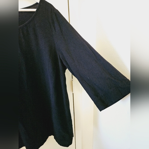 Soft Surroundings 100% Cotton Asymmetrical Midi Dress - Picture 5 of 10